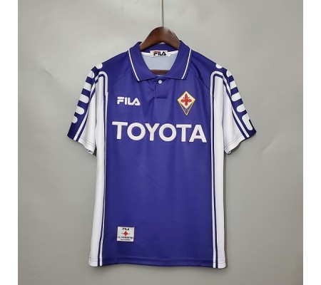 Fiorentina 99/00 Home Purple Soccer Jersey